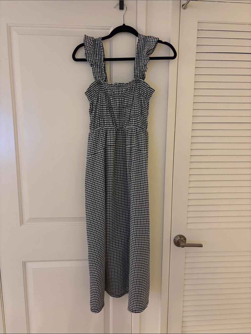 Old Navy Midi Dress with Ruffle Straps- Size Medium